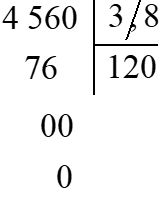 Đặt tính rồi tính.  456 : 3,8 (ảnh 1)