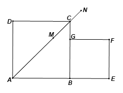 Cho hai hình vuông ABCD và BEFG (Hình 16).  a) Phép quay thuận chiều 90° tâm B biến các điểm A, B, G lần lượt thành các điểm nào?  b) Phép quay ngược chiều 45° tâm A biến các điểm B, E lần lượt thành các điểm nào? (ảnh 2)