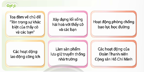 Kể về các hoạt động góp phần xây dựng văn hóa nhà trường của trường em. (ảnh 1)