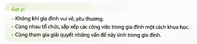 Kể về những biểu hiện của gia đình hạnh phúc. (ảnh 1)