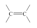 CTCT nào sau đây biểu diễn chất thuộc loại alkene?  A. CH2 = CH – CH3. (ảnh 1)