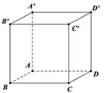 Cho hình lập phương ABCD.A'B'C'D' có cạnh bằng 2.  a) AB  = CD' (ảnh 1)