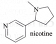 Khói thuốc lá có chứa các thành phần như nicotine, carbon monoxide, benzene, formaldehyde,... là những chất tác động trực tiếp lên não, thần kinh, tim mạch, hệ hô hấp và nguy cơ dẫn đến ung thư. Công thức phân tử của nicotine (có cấu tạo như hình bên) là (ảnh 1)