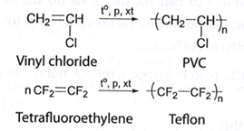 Poly(vinyl chloride) (PVC) được dùng làm ống dẫn nước thải, vỏ bọc dây điện, lớp phủ giả da,... còn (ảnh 1)