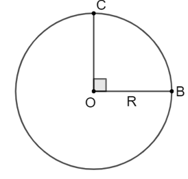 Chọn phương án đúng. Hình quạt tròn bán kính R, ứng với cung 90° có diện tích bằng A. \(\pi {R^2}.\) B. \(\frac{{\pi {R^2}}}{2}.\) C. \(\frac{{\pi {R^2}}}{4}.\) D. \(\frac{{\pi {R^2}}}{8}.\) (ảnh 1)