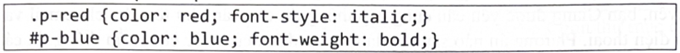 Cho đoạn mã lệnh CSS:   Đoạn mã lệnh HTML nào sau đây sẽ áp dụng định dạng được khai báo? (ảnh 1)