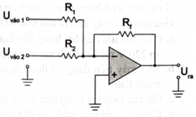 23. Một mạch cộng đảo như hình bên. Cho biết các giá trị  ,   đó, điện áp   có giá trị  (ảnh 1)