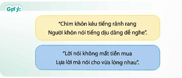 Sưu tầm và lan tỏa đến bạn bè các câu ca dao, tục ngữ thể hiện hành vi giao tiếp, ứng xử tích cực. (ảnh 1)