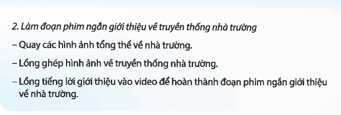 Thực hiện làm sản phẩm góp phần xây dựng truyền thống nhà trường.  (ảnh 2)