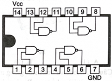 Linh kiện được mô tả sơ đồ chân như hình bên là   	A. điện trở nhiệt.		B. transistor lưỡng cực. 	C. mạch tích hợp IC.		D. khuếch đại thuật toán. (ảnh 1)