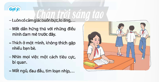 Mô tả những biểu hiện của sự căng thẳng trong học tập và áp lực trong cuộc sống. (ảnh 1)