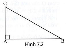 Một lăng kính có tiết diện thẳng là tam giác vuông như Hình 7.2. Biết góc ABC = 30°, góc chiết quang của lăng kính (ảnh 1)