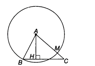 Cho tam giác ABC có AB < AC và đường cao AH (H.5.12). (ảnh 1)