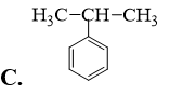 Công thức của cumene (isopropylbenzene) là  (ảnh 3)