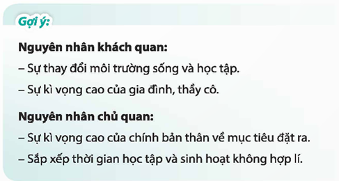 Xác định nguyên nhân của những căng thẳng trong học tập và áp lực trong cuộc sống. (ảnh 1)