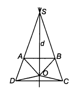 Cho hình thang cân ABCD (AB // CD).  a) Chứng minh rằng đường trung trực d của AB  (ảnh 1)