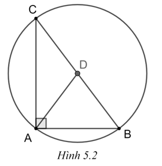 Cho tam giác ABC vuông tại A có AB = 3 cm, AC = 4 cm. Chứng minh rằng các điểm A, B, C thuộc cùng một đường tròn. Tính bán kính của đường tròn đó.Cho tam giác ABC vuông tại A có AB = 3 cm, AC = 4 cm. Chứng minh rằng các điểm A, B, C thuộc cùng một đường tròn. Tính bán kính của đường tròn đó. (ảnh 1)