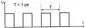 Xung nhịp hoạt động trên CPU của một vi điều khiển có giản đồ thời gian như hình dưới đây. Tần số xung nhịp hoạt động của CPU đó là (ảnh 1)