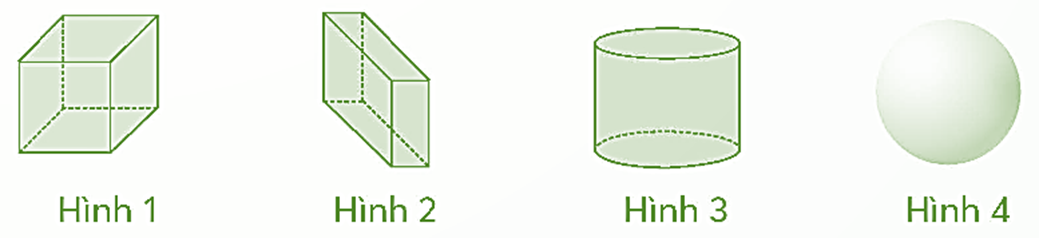 Quan sát hình ảnh trong SGK, viết tên các hình vào chỗ chấm  Hình 1 là hình Hình 2 là hình Hình 3 là hình Hình 4 là hình (ảnh 1)