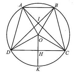 Trên đường tròn (O) bán kính R, lấy các điểm A, B, C, D sao cho sđ AB =60 độ, sđ BC =90 độ (ảnh 2)