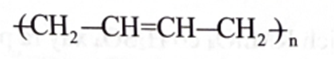 Công thức cấu tạo của polymerVật liệu polymera. Cao su buna, được dùng chế tạo keo dán epoxy. (ảnh 1)