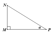 Cho tam giác \[MNP\] vuông tại \[M\] có góc nhọn \[P\] bằng \[\alpha .\] Khi đó \[\cos \alpha \] bằng A. \[\cos \alpha  = \frac{{MP}}{{NP}}.\]	B. \[\cos \alpha  = \frac{{MN}}{{MP}}.\]	C. \[\cos \alpha  = \frac{{MN}}{{NP}}.\]	D. \[\cos \alpha  = \frac{{MP}}{{MN}}.\] (ảnh 1)