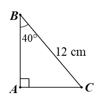 Cho tam giác  A B C  vuông tại  A  có  A C = 16 c m , sin B = 3 5 .  Kết quả nào sau đây là sai?  A.  cos C = 3 5 .  B.  cos B = 4 5 .  C.  B C = 26 , 6  cm. (ảnh 1)