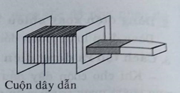 Trong thí nghiệm dưới đây gồm có nam châm vĩnh cửu và cuộn dây dẫn. Dòng điện cảm ứng xuất hiện (ảnh 1)