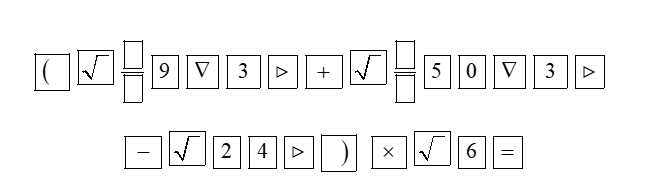 Giá trị của biểu thức  M = ( √ 2/3 + √ 50/ 3 − √ 24 ) ⋅ √ 6  là (ảnh 1)