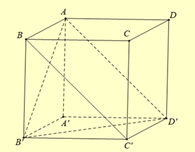 Cho khối lăng trụ tam giác đều ABC.A′B′C′ có chiều cao bằng \(a\sqrt 3 \) và hai đường thẳng AB′, BC′ vuông góc với nhau. Tính thể tích V của khối lăng trụ đã cho (ảnh 1)