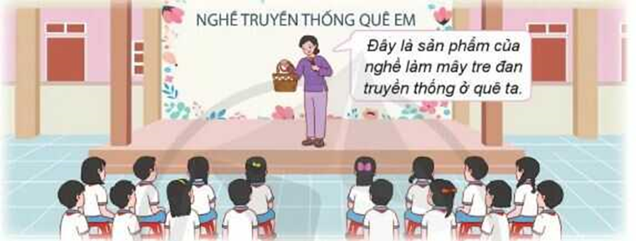 Giao lưu với nghệ nhân - Nghe nghệ nhân kể về nghề truyền thống ở địa phương em. - Trao đổi với nghệ nhân những (ảnh 1)