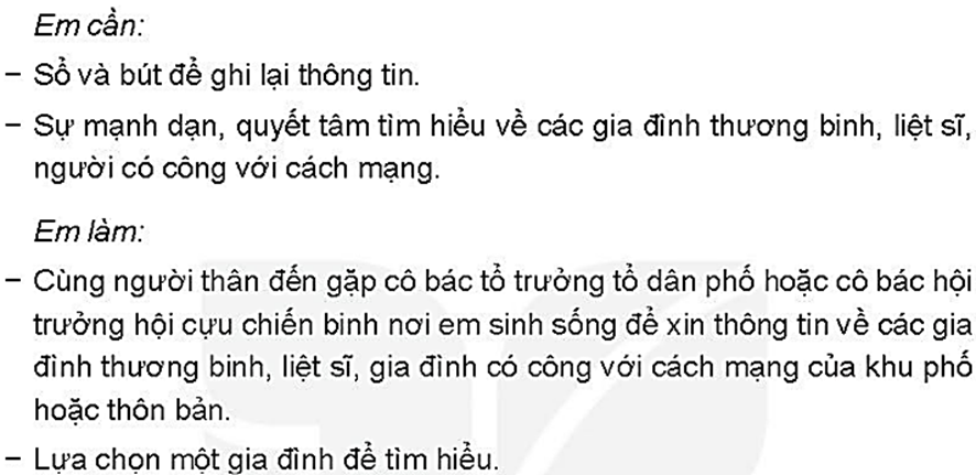 Trao Cùng người thân tìm hiểu thêm về gia đình thương binh, liệt sĩ hoặc người có công với cách mạng ở địa phương (ảnh 1)