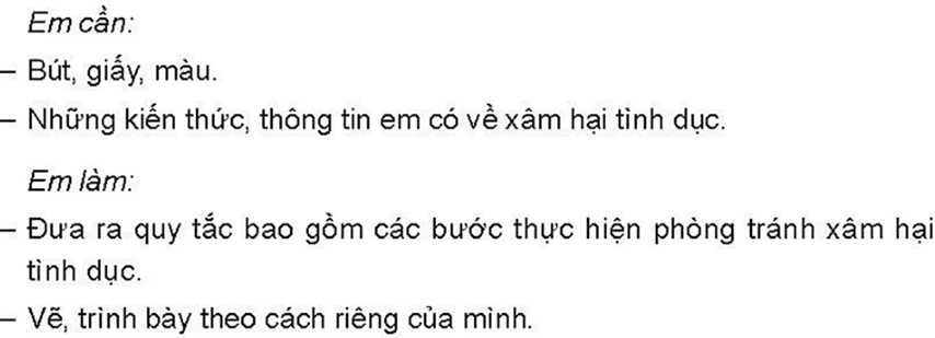 Hoàn thiện sản phẩm thể hiện cách phòng tránh bị xâm hại tình dục (ảnh 1)