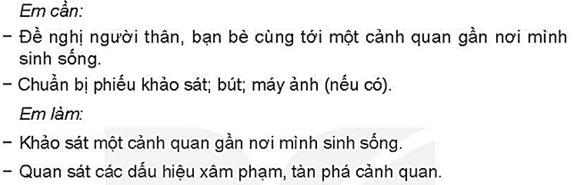 Khảo sát thực trạng cảnh quan thiên nhiên - kết quả khảo sát thực trạng cảnh quan thiên nhiên (ảnh 1)