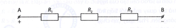 Cho sơ đồ đoạn mạch điện như hình dưới đây:   Biết R1 = 20 Ω, R2 = 40 Ω, R3 = 50 Ω và UAB = 220 V. Hiệu điện thế giữa (ảnh 1)