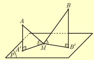 Trong không gian \(Oxyz\), cho mặt phẳng \(\left( P \right):x + y - z + 2 = 0\), hai điểm \(A\left( { - 1;0;0} \right),B\left( {1;0;1} \right)\). Gọi \(M\) là điểm di động trên mặt phẳng \(\left( P \right)\) sao cho các đường thẳng \(MA,MB\) cùng tạo với mặt phẳng \(\left( P \right)\) các góc bằng nhau. Biết độ dài lớn nhất của \(O{M^2}\) có dạng \(\frac{{a + 24\sqrt b }}{c},\left( {a,b,c \in \mathbb{N}*} \right)\). Tính tổng \(a + b + c\). 	A. 740	B. 750	C. 760	D. 730 (ảnh 1)