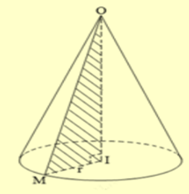 Cho hình nón có thể tích \(V = 36\pi {a^3}\) và bán kính đáy bằng 3.Tính độ dài đường cao \(h\) của hình nón đã cho. 	A. \(h = 4a\).	B. \(h = 12a\).	C. \(h = 5a\).	D. \(h = a\). (ảnh 1)