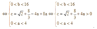 Cho hàm số y = x^3 / 3 + ax^2 + bx + c có bảng (ảnh 2)