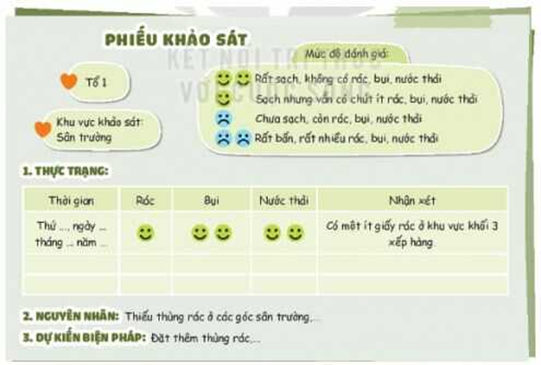 Thực trạng vệ sinh trường, lớp 1. Hát bài hát về chủ đề trường lớp - Hát và vận động trên nền nhạc một bài hát (ảnh 2)