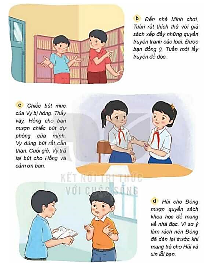 Tìm hiểu một số biểu hiện tôn trọng tài sản của người khác  - Hãy nêu biểu hiện tôn trọng  (ảnh 2)