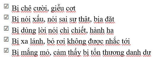 Chia sẻ với người thân về cách ứng phó khi bị xâm hại tinh thần (ảnh 3)