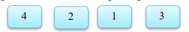 Trong không gian \(Oxyz\), cho điểm \(M\left( {1;2;3} \right)\) và mặt phẳng \(\left( P \right):x - 2y + 2z - 3 = 0\).  Kéo số ở các ô vuông thả vào vị trí thích hợp trong các câu sau (ảnh 1)