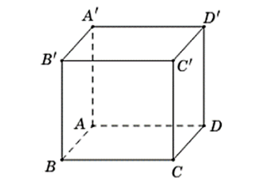 Cho hình lập phương ABCD.A'B'C'D' có cạnh (ảnh 1)