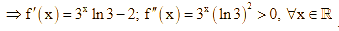 Tập nghiệm của bất phương trình 9^x - 2(x + 5)3^x (ảnh 3)