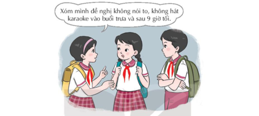 Cộng đồng văn minh 1. Chia sẻ những quy định về cách ứng xử có văn hóa nơi em ở. - Nêu những quy định về cách (ảnh 1)