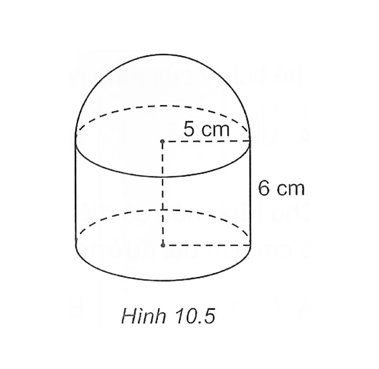 Một hộp đựng mĩ phẩm được thiết kế thân hộp có dạng hình trụ, nắp hộp có dạng nửa hình cầu  (ảnh 1)