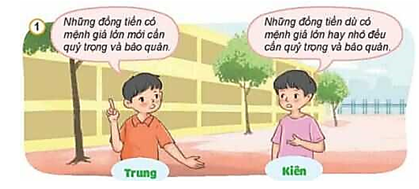 Em đồng tình hay không đồng tình với ý kiến của bạn nào? Vì sao? (ảnh 1)