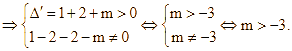 Tìm tất cả các giá trị thực của tham số m để  (ảnh 1)