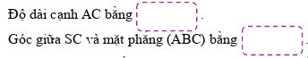 Khối chóp S.ABC có SA vuông góc (ABC) (ảnh 1)