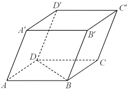  Cho hình hộp ABCD.A'B'C'D' a) Các vecto bằng với vecto AD (ảnh 1)